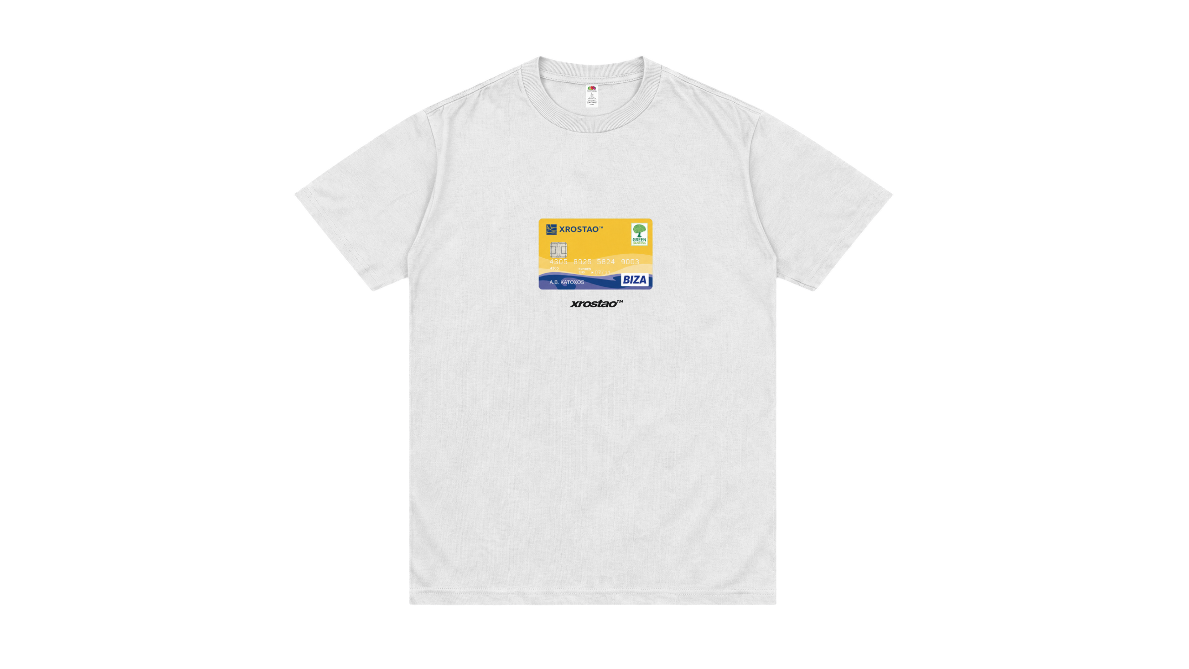 xrostao adeia karta tshirt